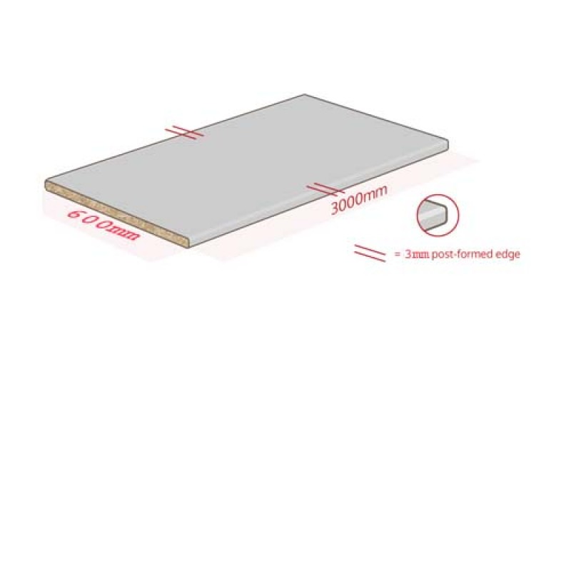 Black Sparkle Kitchen Worktop 30mm x 1500mm x 600